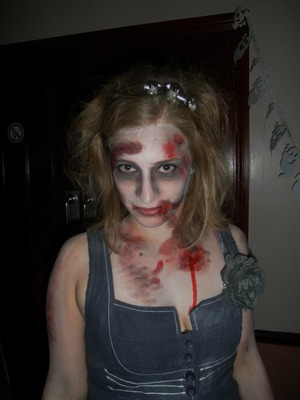 My own Zombie creation last Halloween. 