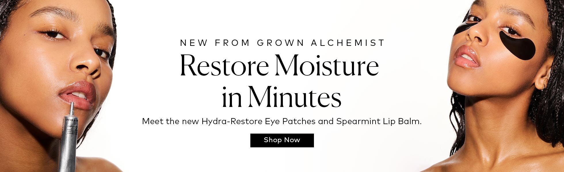 Just added to the best-selling Grown Alchemist Hydra-Restore line: a cooling treatment for tired-looking eyes and a new Spearmint take on the Hydra-Restore Lip Balm. Shop them here at Beautylish.com