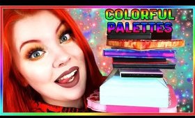 My Favorite Colorful Eyeshadow Palettes!!!!!