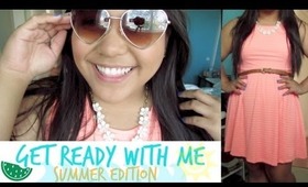Get Ready With Me: Summer Edition! +OOTD