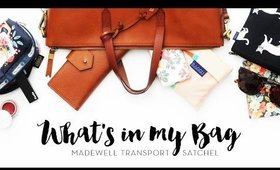 What's in my Bag | Madewell Transport Satchel