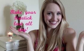 How to Make Your Lipstick Last Longer!