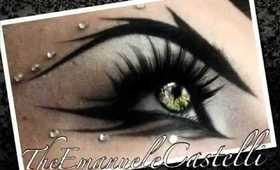 Graffiti Eyeliner - Make Up Tutorial using Illamasqua