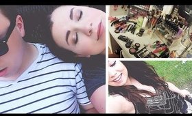 Weekly Vlog 008 // Makeup Cleaning, Sunburn, & Hauls!