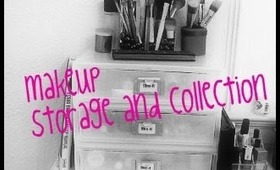 UPDATED makeup collection and storage