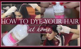 How to dye your hair at home ft Loreal Excellence Creme | Debasree Banerjee