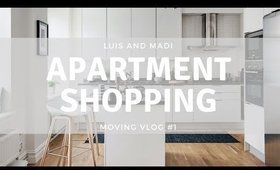 APARTMENT SHOPPING + Meet my Fiance! | Moving Vlog #1 | Luis and Madi