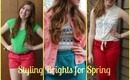 Styling Brights for Spring! A Collab(:
