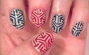 Stamp It Sunday: Geometric Print Nail Art and Born Pretty Store Review