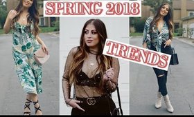 SPRING FASHION ESSENTIALS & TRENDS 2018