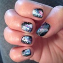 First attempt at galaxy nails