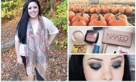 Get Ready with Me: Fall Edition #3 (Green Smokey Eye)