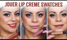 Jouer Lip Creme Liquid Lipstick Swatches | 12 Shades