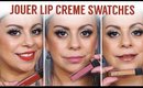 Jouer Lip Creme Liquid Lipstick Swatches | 12 Shades
