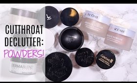 Major Makeup Declutter: Setting Powders | Bailey B.