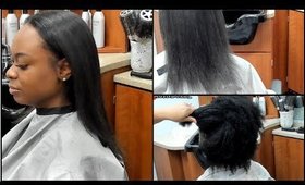 SILK PRESS ON NATURAL DAMAGED HAIR