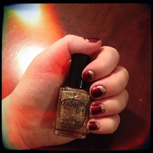 Glitter nail art!