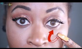 WATCH ME PUT ON  FRESHLOOK HAZEL COLORBLENDS CONTACT LENSES🔥