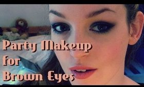 Smokey Makeup for Brown Eyes || Holly Reed