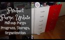 Product Purge: Update | Makeup Storage, Organization