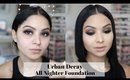 Urban Decay All Nighter Foundation All Day Test | Oily Skin