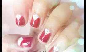 ELEGANT TRIANGLE CUT NAILS FOR FALL OR WINTER!!