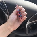 4th of July nails 