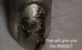 Chocolate Nail Design!!!- Chocolate day Valentines Easy Nail Design Beginners-Short Nails!