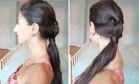 Heatless, Summer Sectioned Ponytail