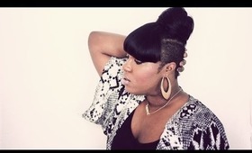 Banging It Out! Bang & Bun Tutorial For Undercuts