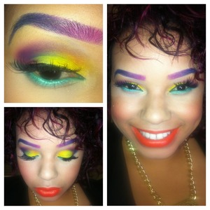 Love all the colors I used to create this look