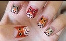 Easy Owl Nails For Fall!