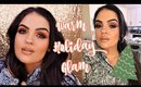 Warm Holiday Glam Makeup Chit Chat GRWM