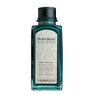 The Face Shop Herb And Relief Flash Homme Sebum-Free Emulsion