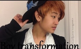 { Justin Bieber / Kpop boy band } Halloween makeup, hair, and costume