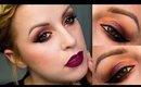 Bordowe Smokey eyes - MAC Brooke Shields 15 x eyeshadow palette