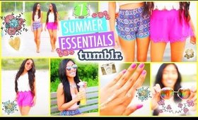 7 Summer Essentials | Tumblr Inspired