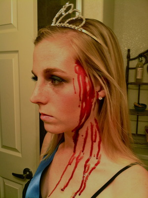 Dead Homecoming Queen, Halloween 2011
Close Up of Blood FX