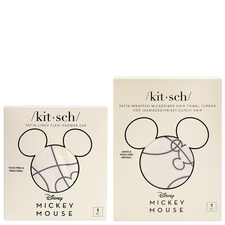 Kitsch Kitsch & Mickey and Minnie Shower Cap & Hair Towel Bundle