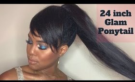 GLAM PONYTAIL- 24 Inch Drawstring Ponytail