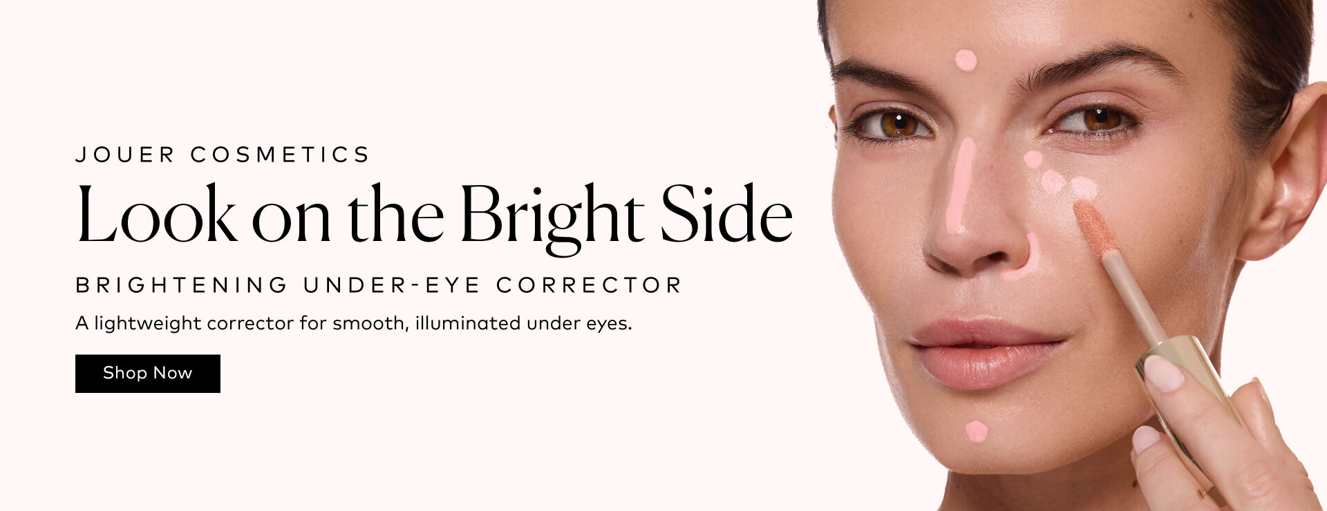Neutralize dark circles, smooth the under-eye area, and instantly brighten with Jouer’s silky liquid corrector. Shop the Jouer Cosmetics Brightening Under Eye Corrector at Beautylish.com