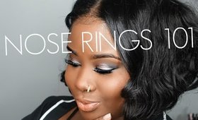 ♡ Nose Rings 101 Care + Jewelry