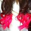 Bright Hot Pink Ombre