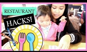 Restaurant Dining Tips and Must-Haves for Toddlers | #MOMHACKS