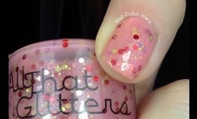 Glitter Nail Polish - Glitter Nails Lacquer Swatches For Nostalgic Nail Polish Collection Review