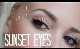 TUTORIAL | Sparkling Sunset Eyes