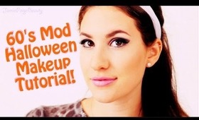 60's Mod Halloween Makeup Tutorial! ♡