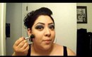 My contour, highlight, and false eyelash routine !