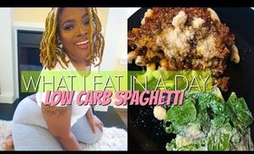 WHAT I EAT IN A DAY ON KETO | LOW CARB SPAGHETTI