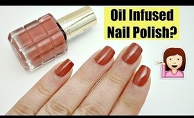 New L'Oreal Color Riche Le Vernis A L'huile - Oil Infused Nail Polish! *Review & Swatch*